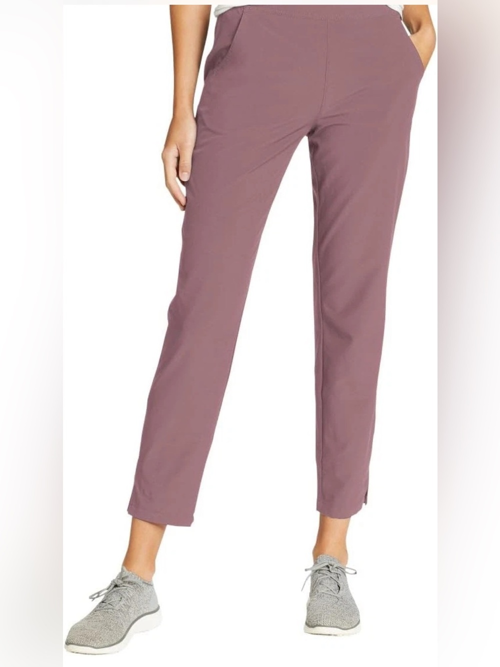 Eddie Bauer XXL Pink Ankle Traveling Pants NWT 2 Pocket